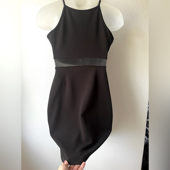 Pure Hype stretch sexy black dress size M - Picture 5 of 8